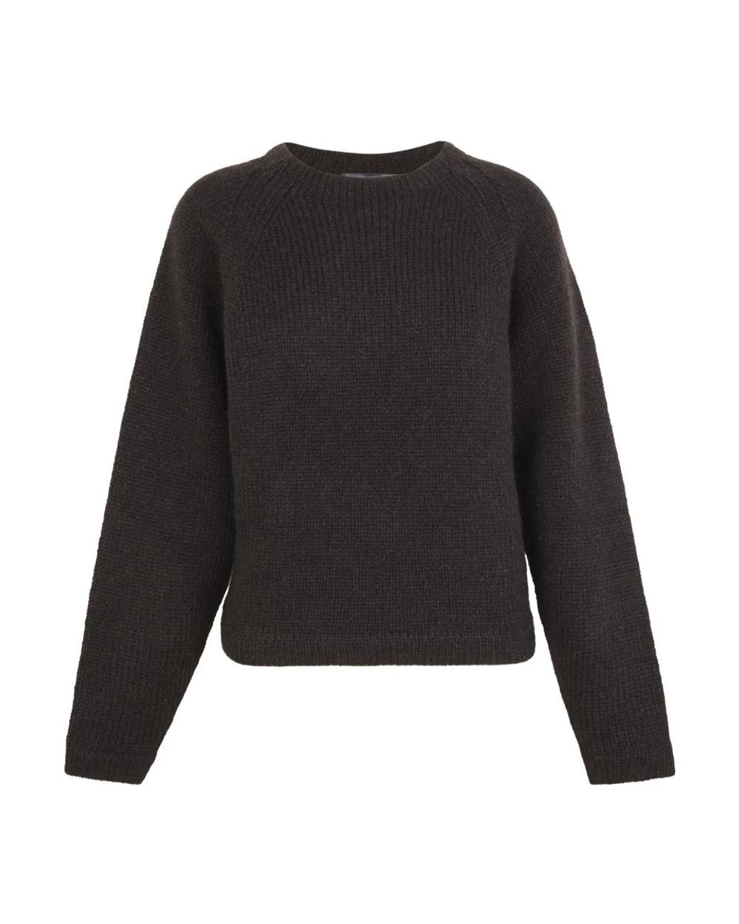 Cortana Black Round-Neck Knitwear