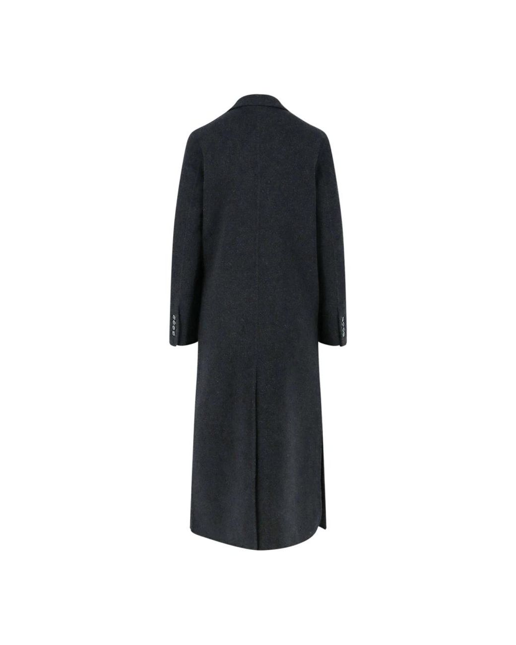 Hevò Black Single-Breasted Coats