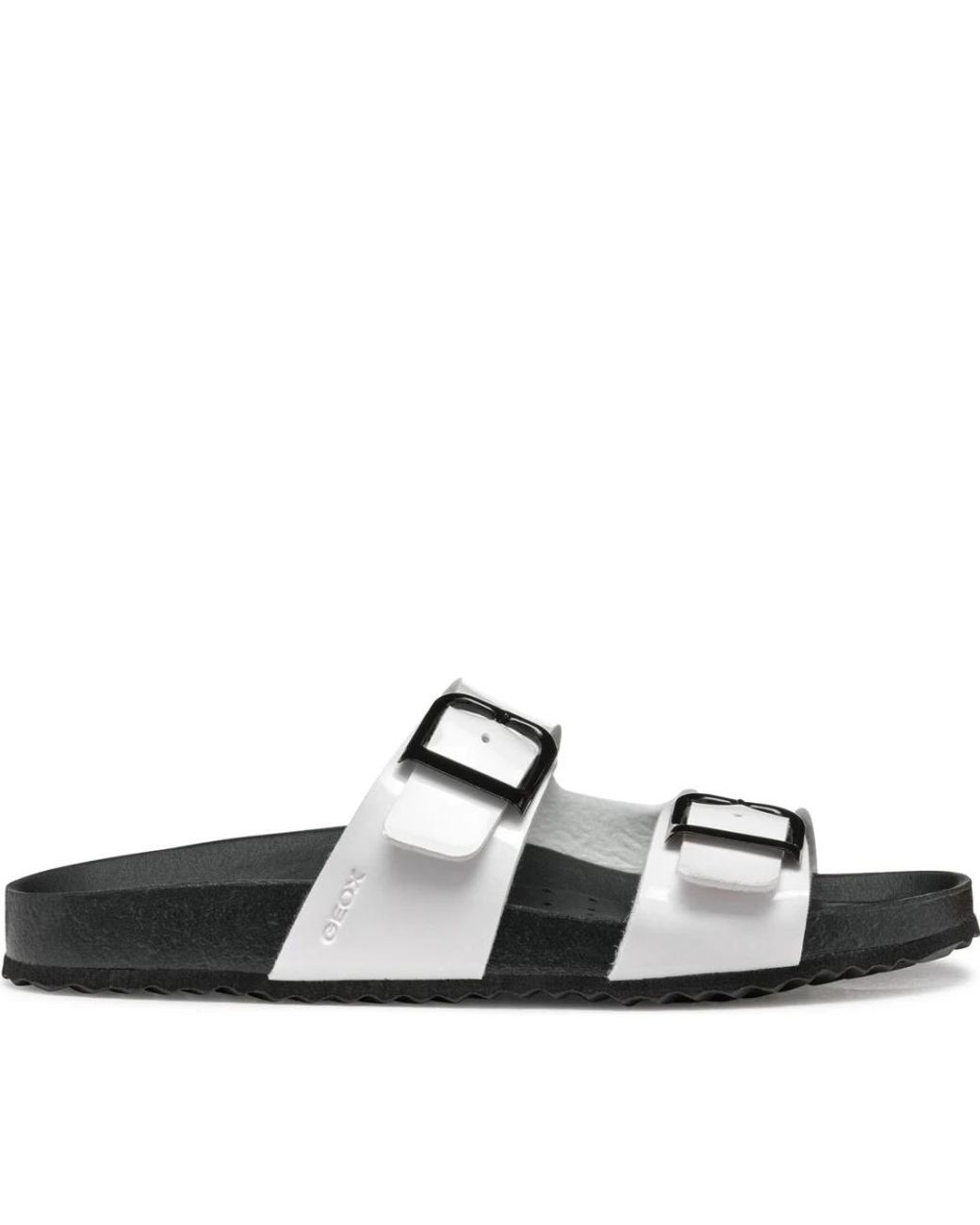 Geox Black Sliders