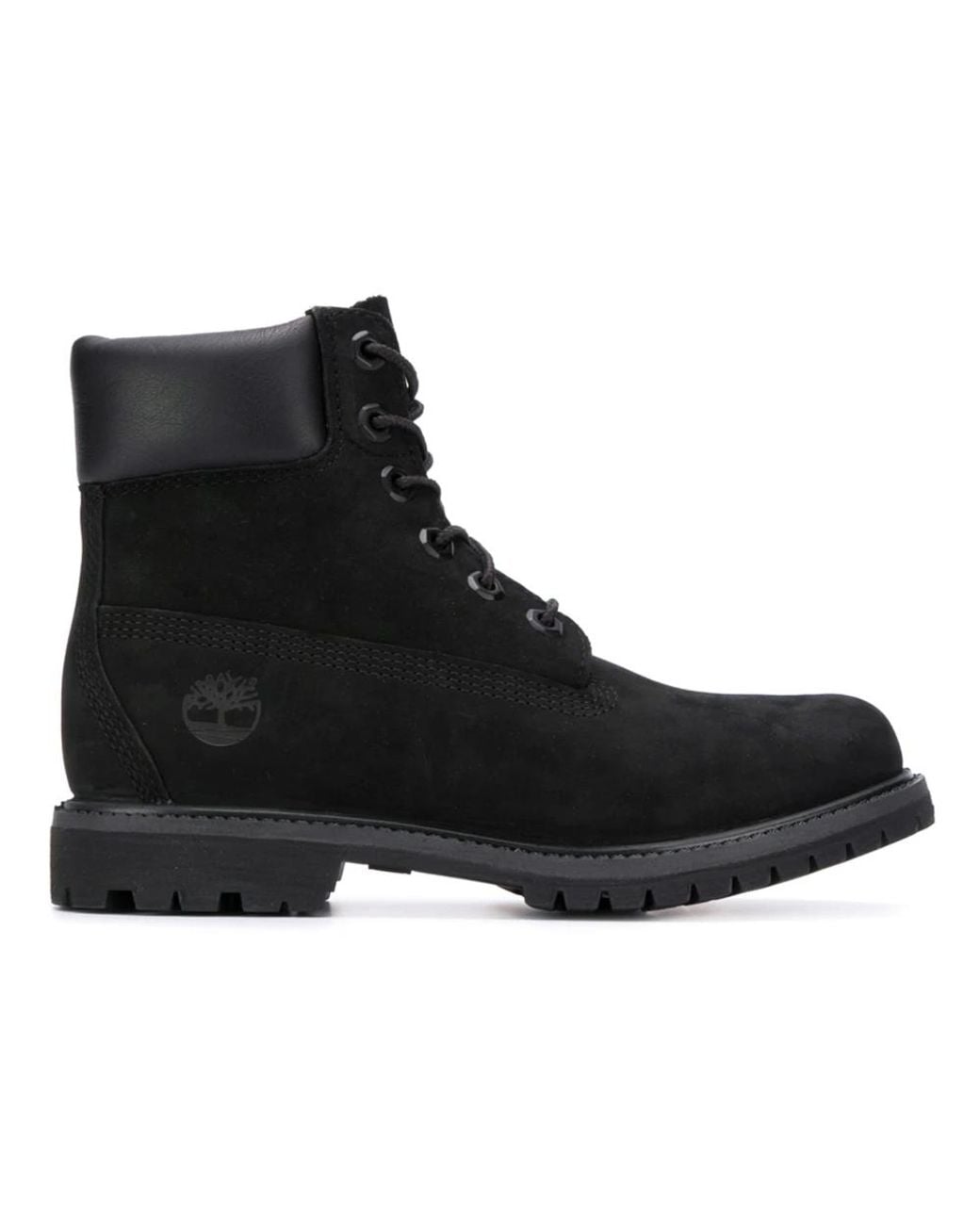 Timberland Black Lace-Up Boots