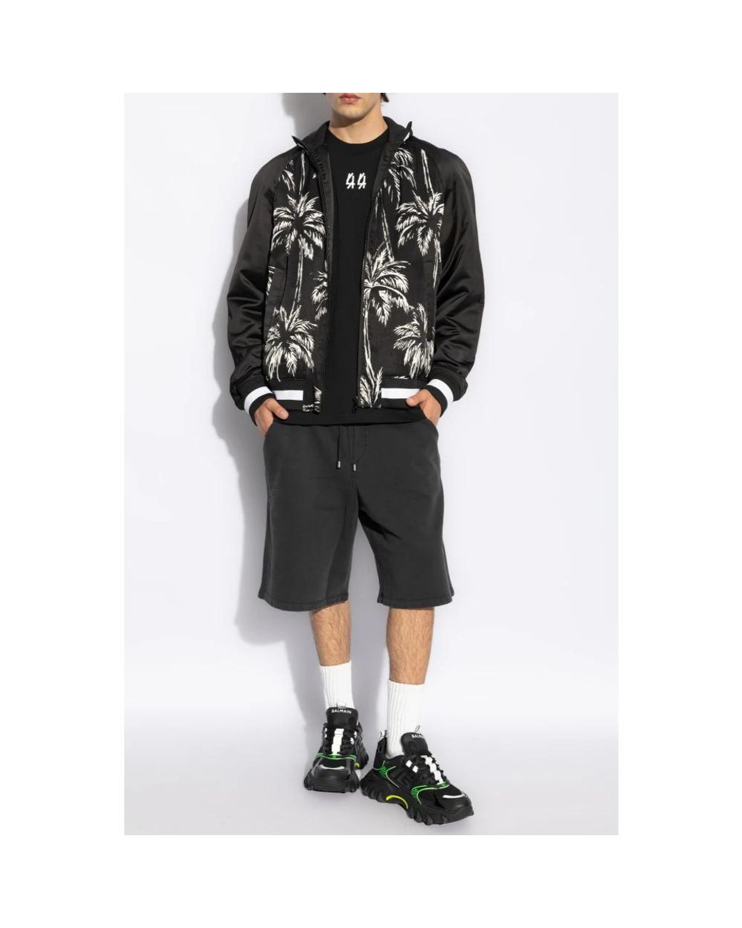 44 Label Group Black T-Shirts for men