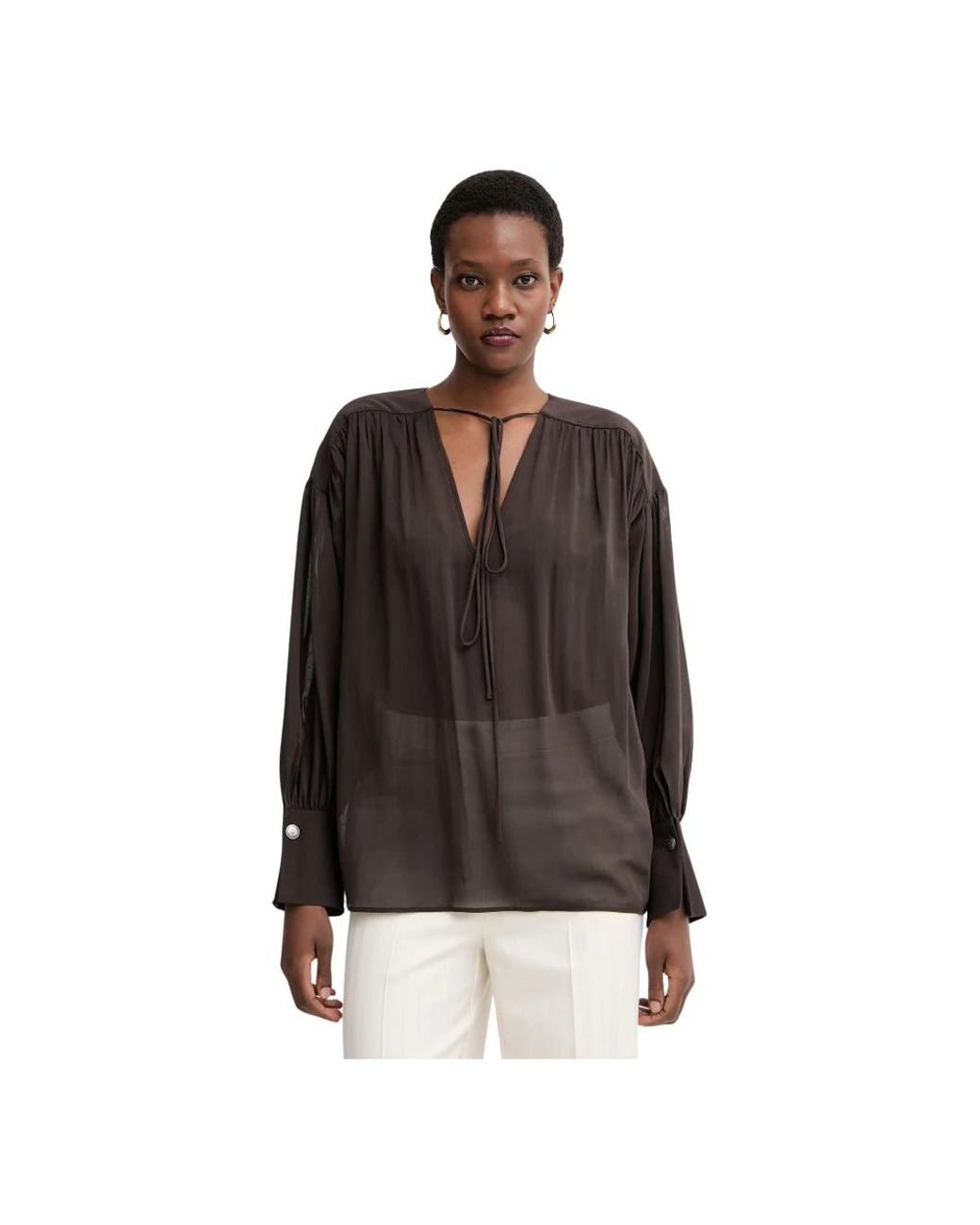 Pinko Asola Blouse in het Black