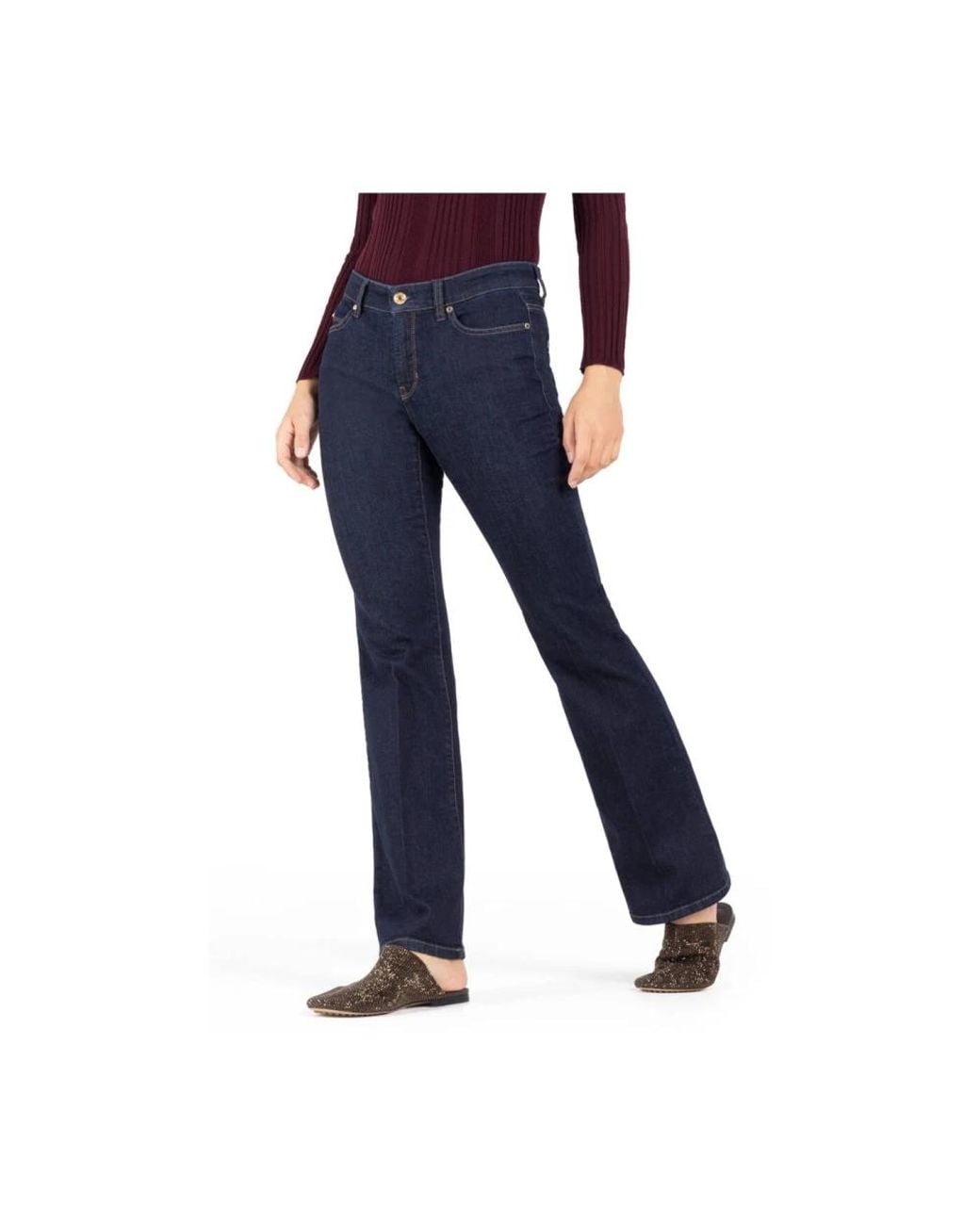 Cambio Blue Bootcut Jeans