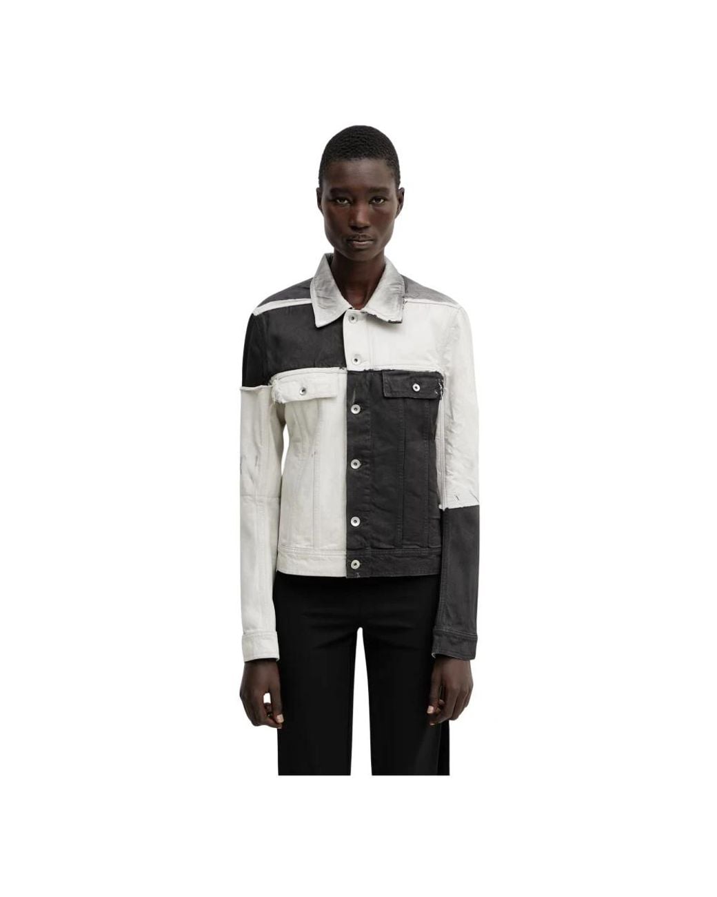 Denim Jackets Rick Owens de color Black