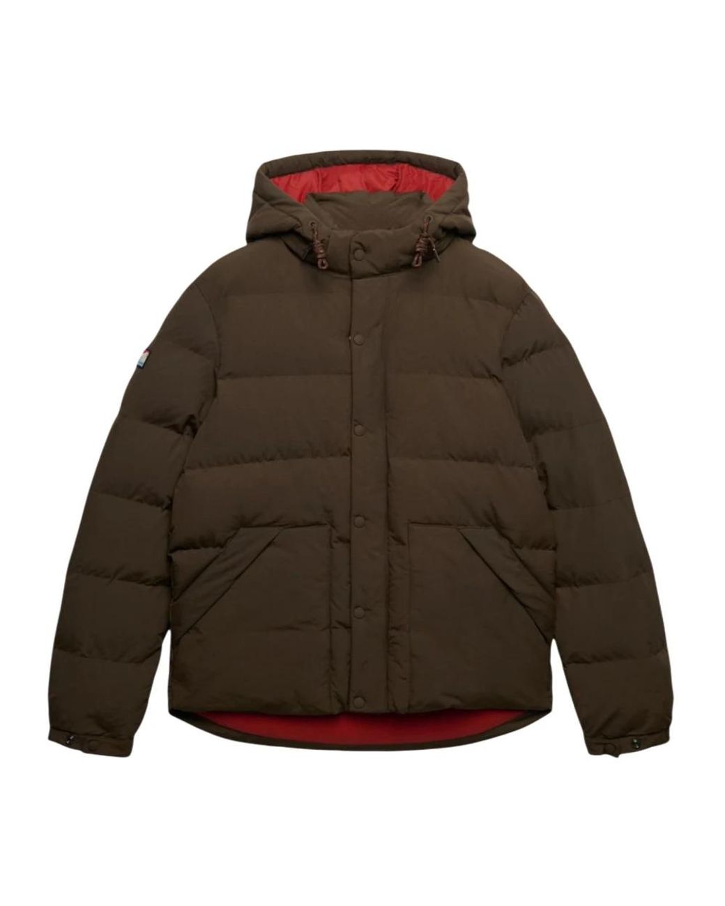 Superdry Outdoor Everest Puffer Jacke in Brown für Herren