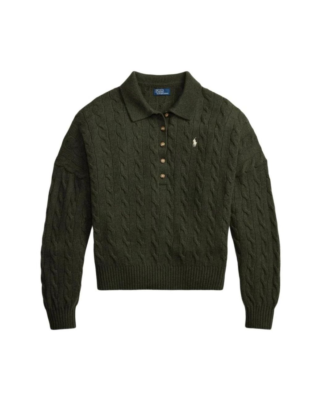 Polo Ralph Lauren Green Round-Neck Knitwear
