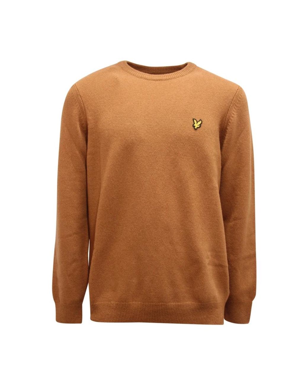 Lyle & Scott Brown Round-Neck Knitwear for men
