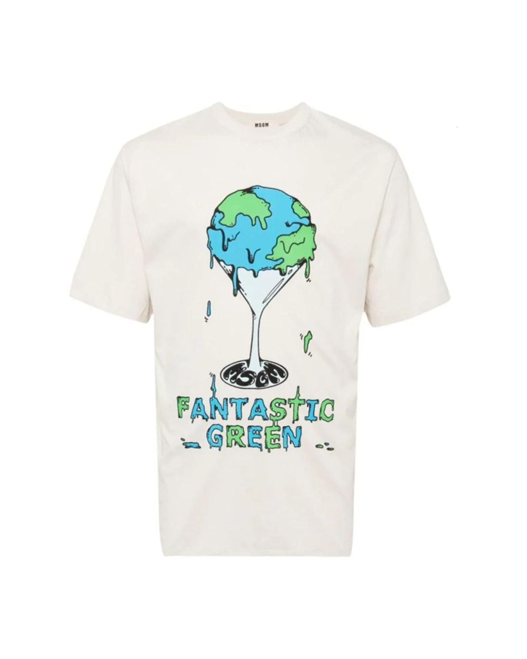 MSGM Blue T-Shirts for men