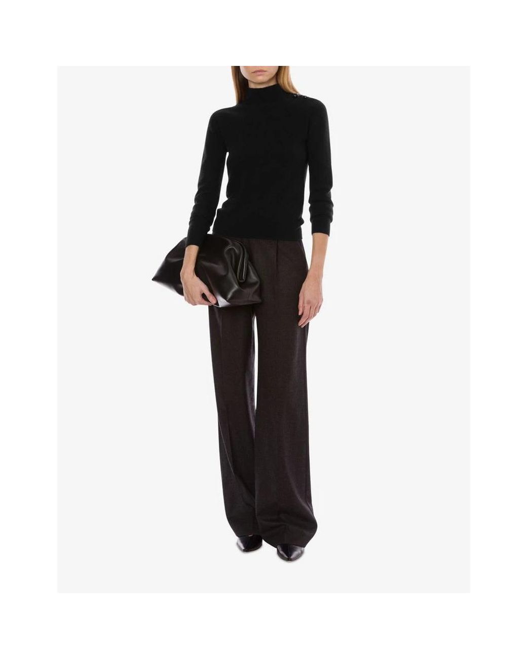 Alberta Ferretti Black Cashmere Knitwear