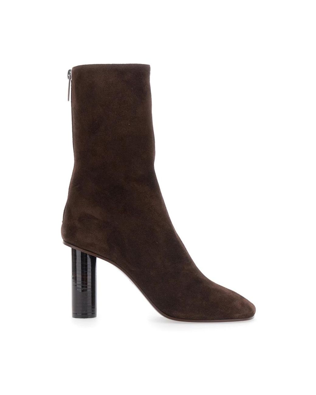 Paris Texas Brown Heeled Boots