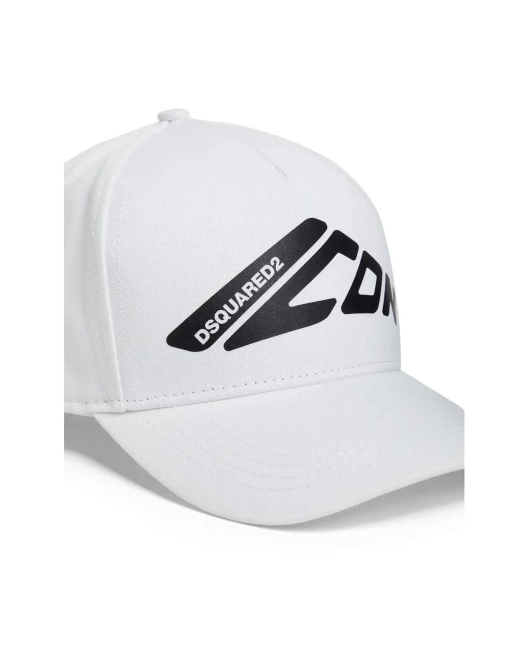 DSquared² Baseball cap in schwarz in White für Herren