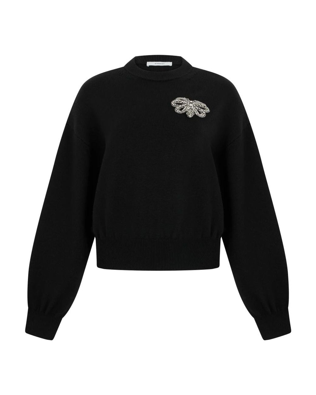 Givenchy Black Round-Neck Knitwear