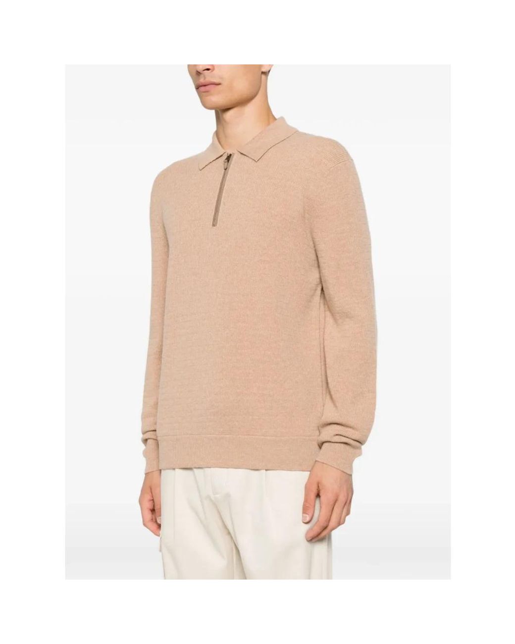 Canali Natural V-Neck Knitwear for men