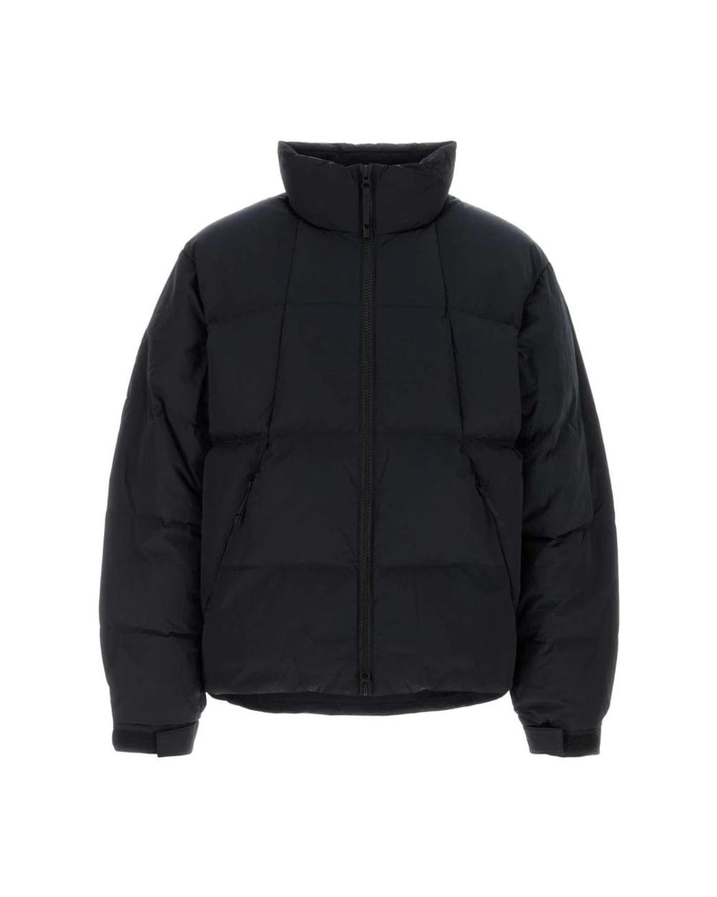 Goldwin Jassen ,Blauw ,Nylon Dope Dyed Ripple Nylon Down Jacket in het Black voor heren