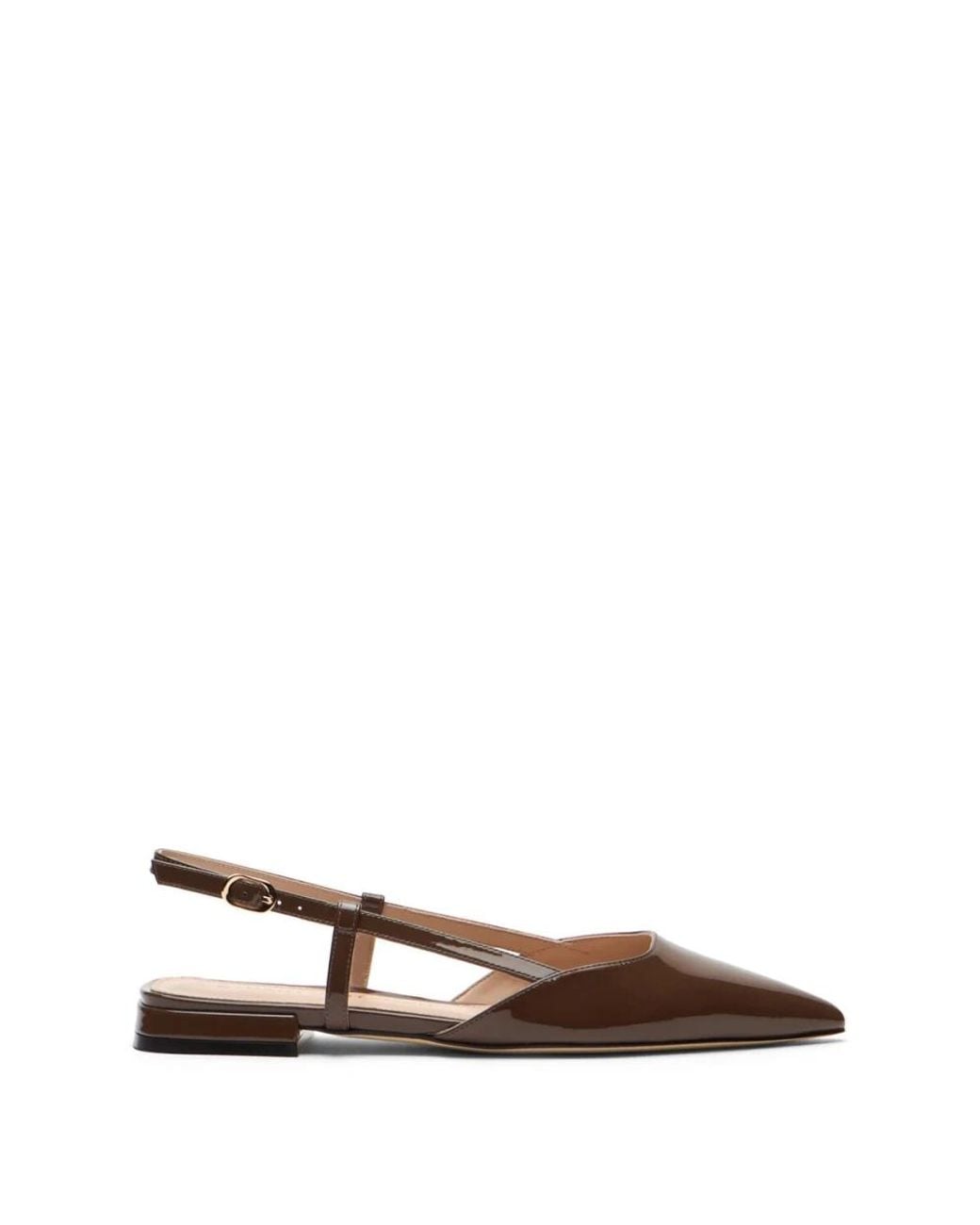 Stuart Weitzman Brown Ballerina Shoes