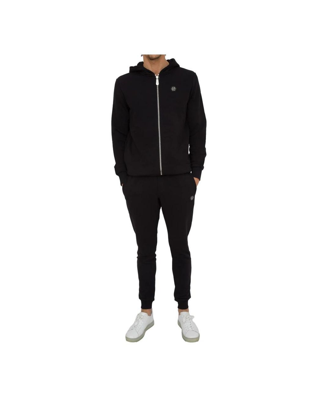 Philipp Plein Black Zip-Throughs for men