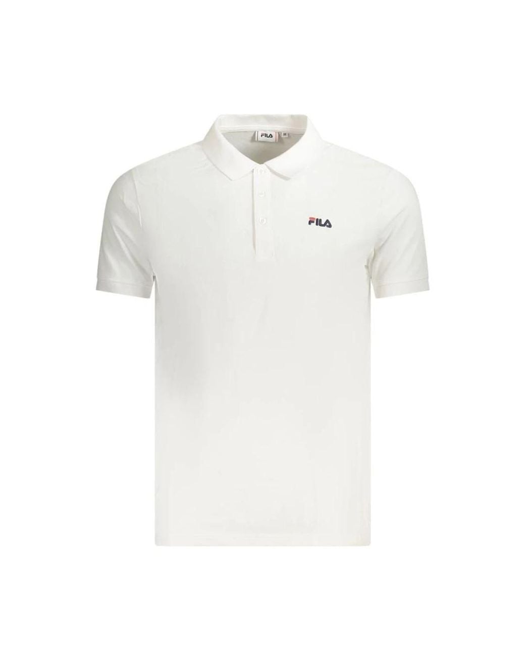 Fila White Polo Shirts for men