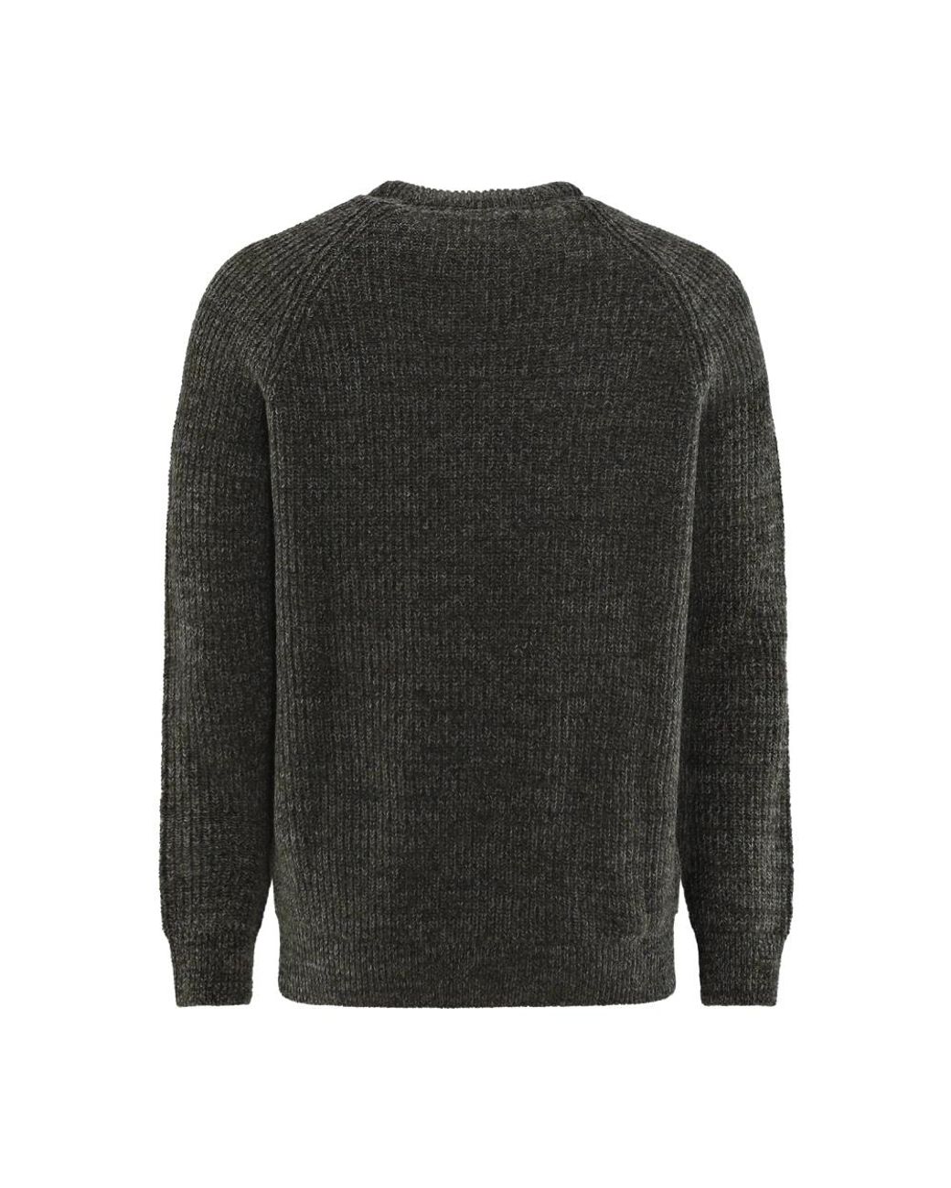 Barbour Gray Round-Neck Knitwear for men