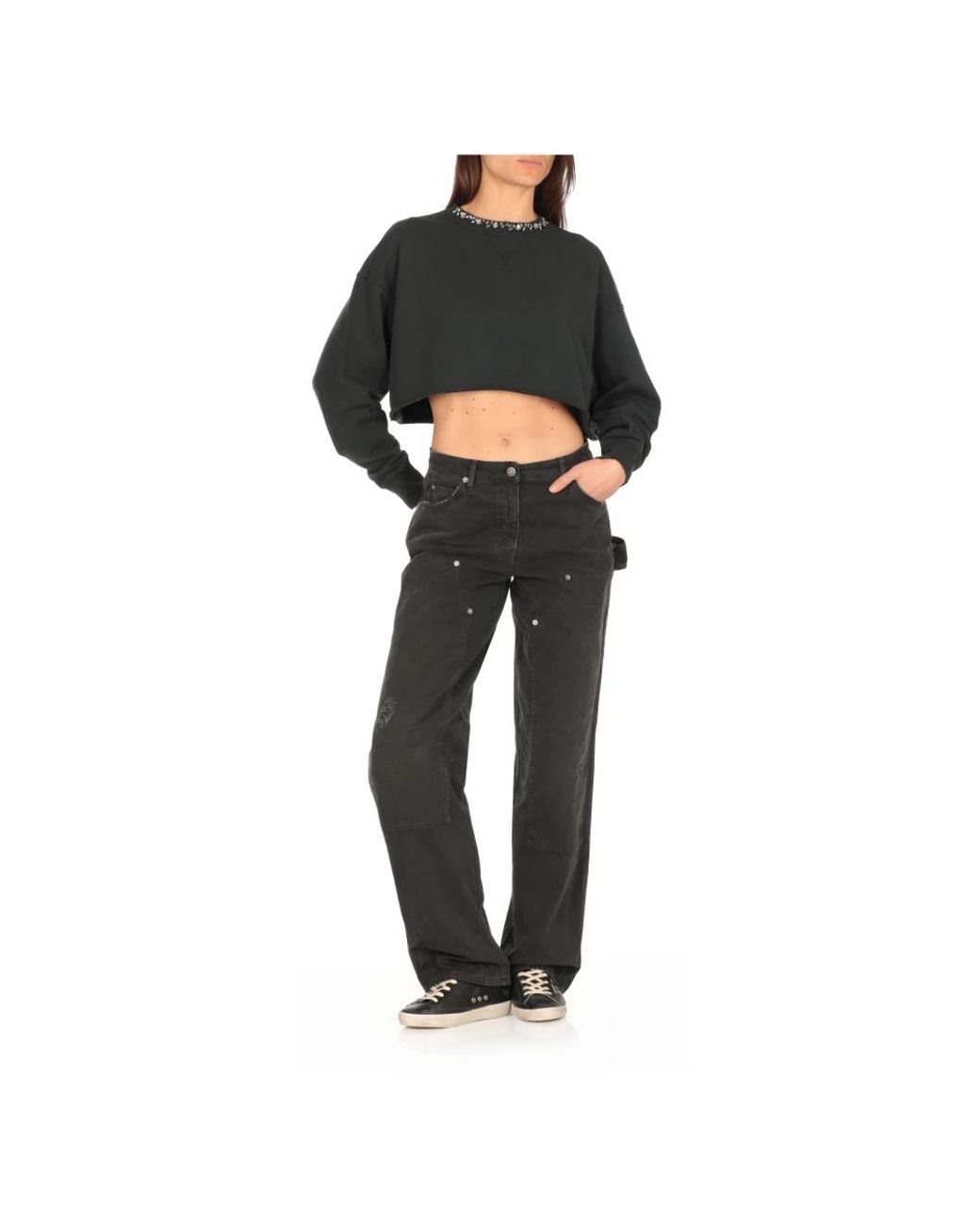 Golden Goose Deluxe Brand Black Round-Neck Knitwear