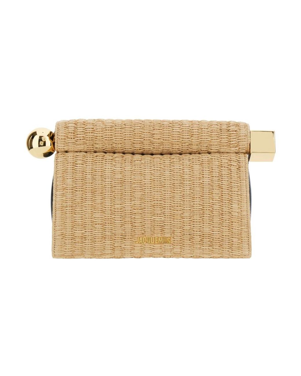 Clutches Jacquemus de color Natural