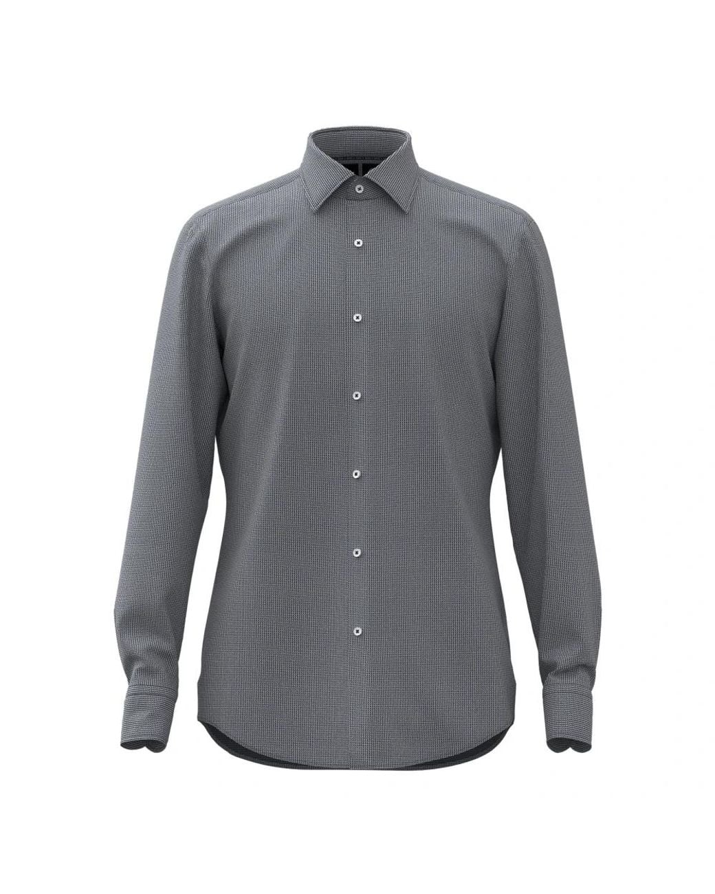 Boss Gray Casual Shirts for men