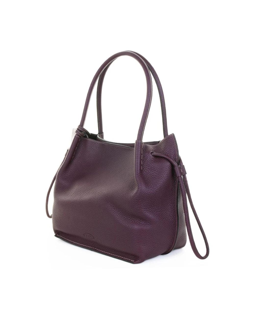 Tod's Purple Bucket Bags