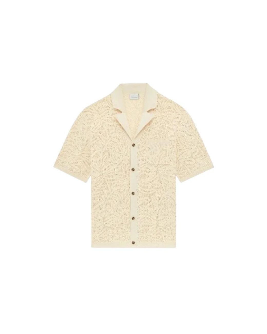 Drole de Monsieur Natural Short Sleeve Shirts for men