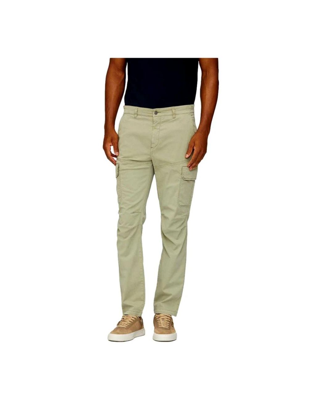 Aeronautica Militare Green Slim-Fit Trousers for men