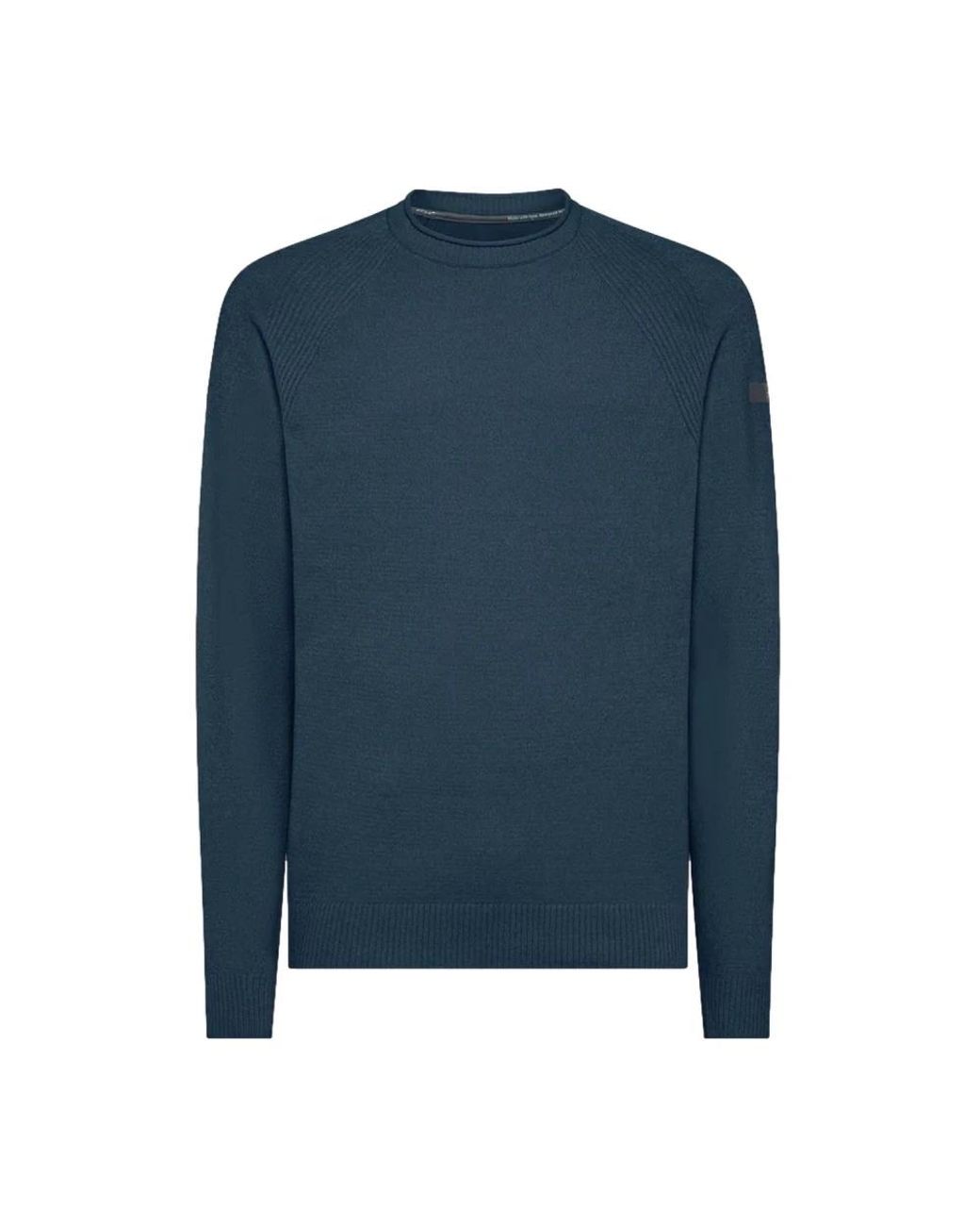 Rrd Blue Round-Neck Knitwear for men