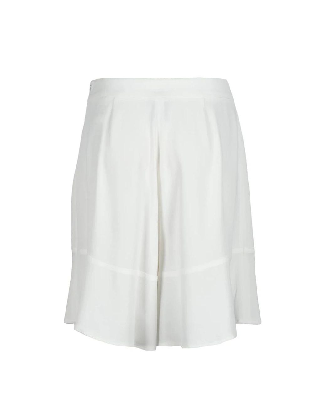 L'Autre Chose White Casual Shorts