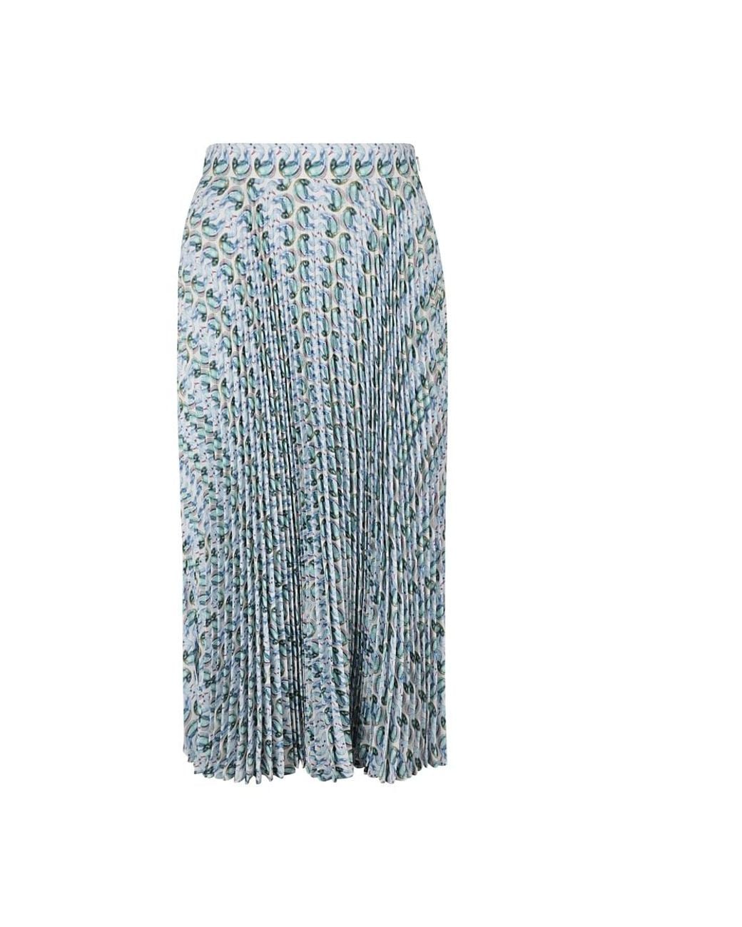 Tory Burch Blue Midi Skirts