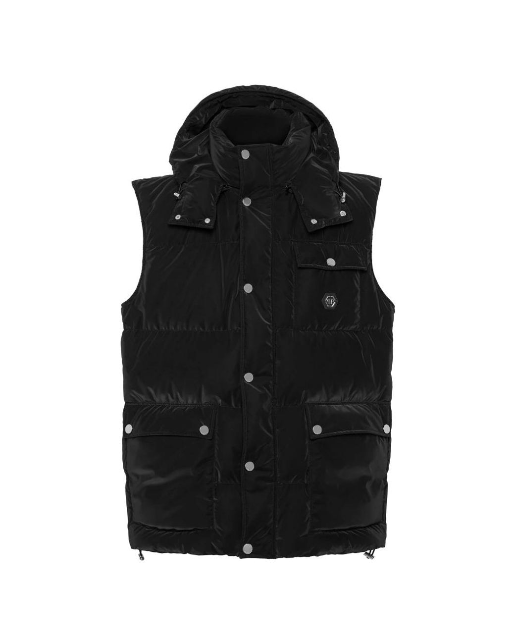 Vests di Philipp Plein in Black da Uomo