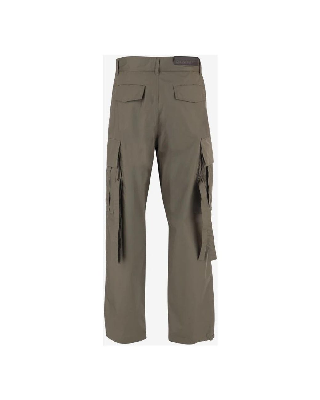 DARKPARK Gray Straight Trousers for men