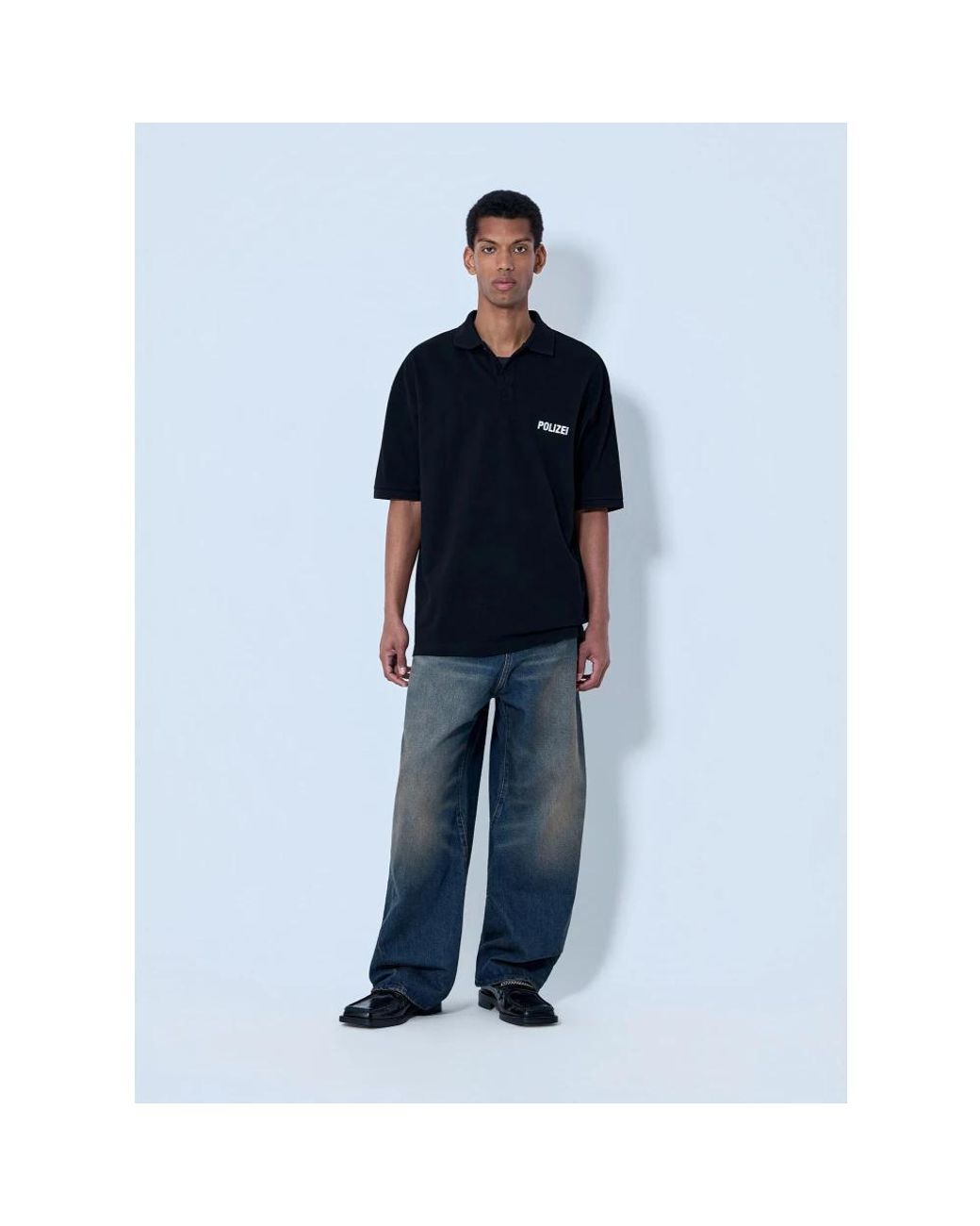 Vetements Blue Loose-Fit Jeans for men