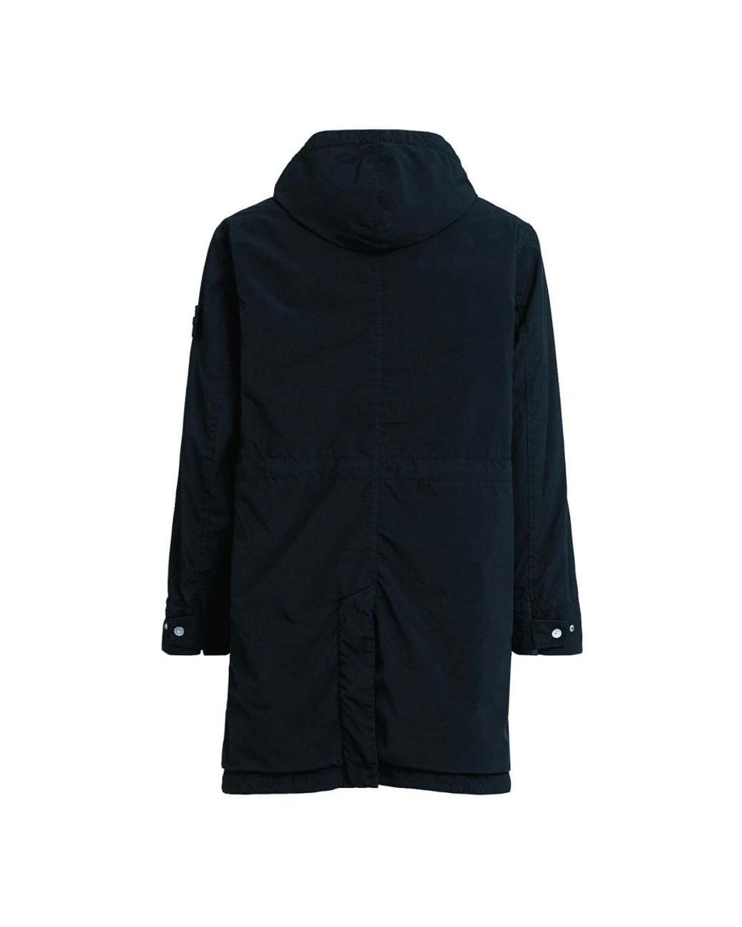 Stone Island Blue Parkas for men