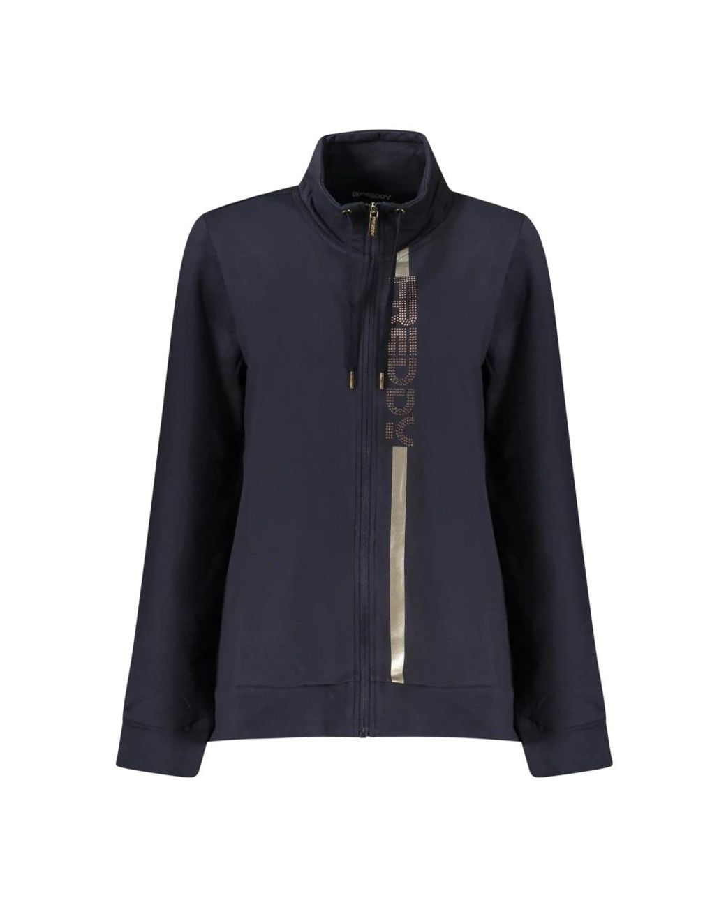 Freddy Fitness ,Veelkleurig ,Sweatshirt Met Lange Mouwen En Ritssluiting in het Blue