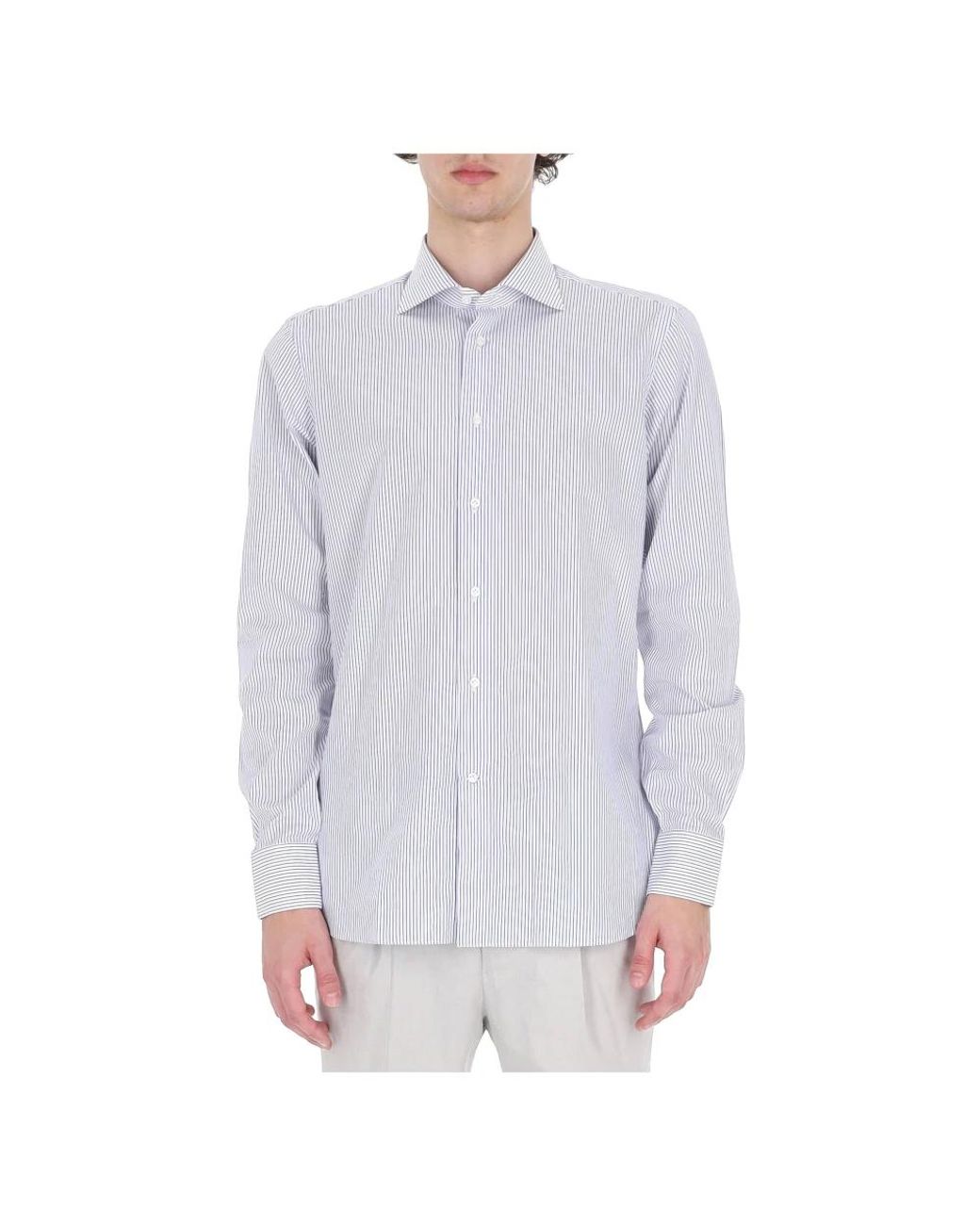 Borriello Blue Casual Shirts for men