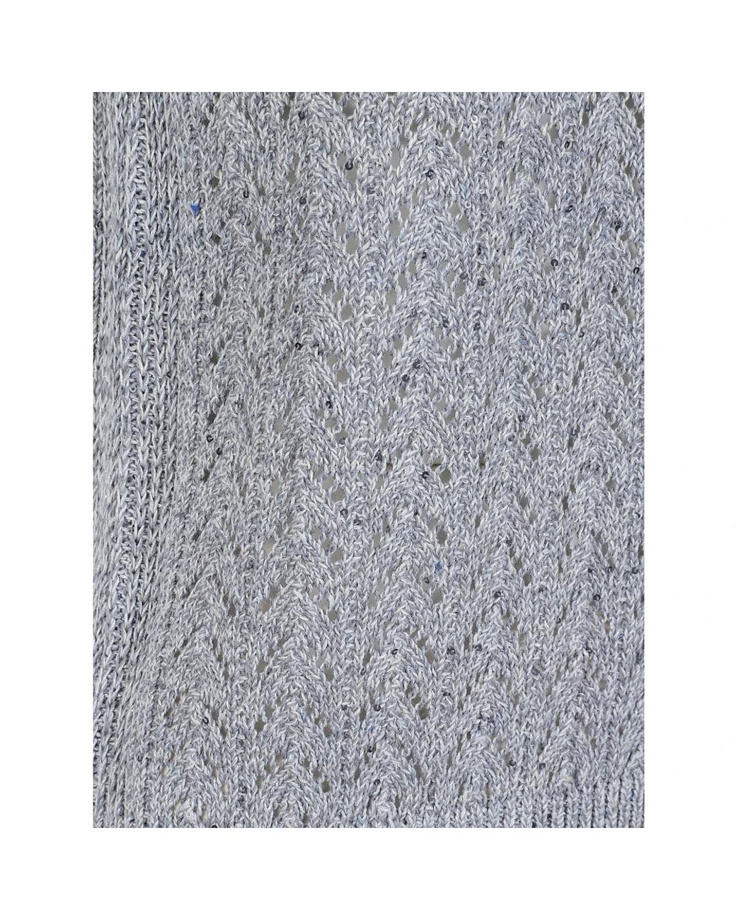 Eleventy Gray Sleeveless Knitwear