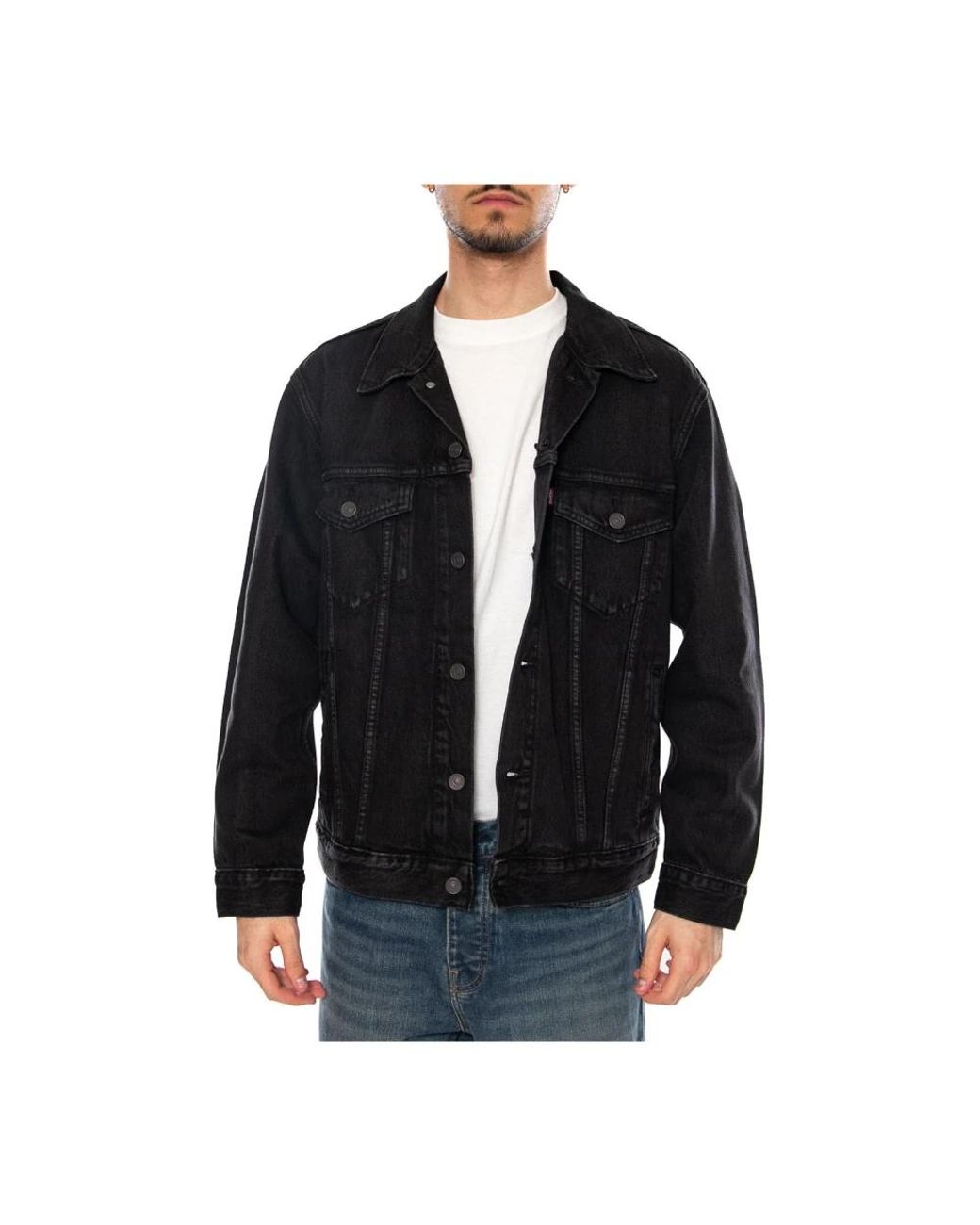 Denim Jackets Levi's de hombre de color Black