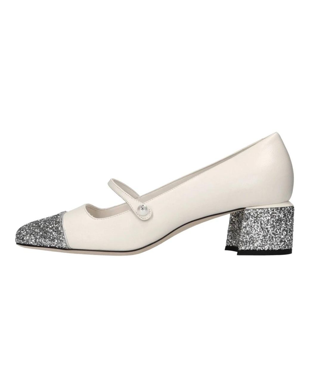 Jimmy Choo White Pumps