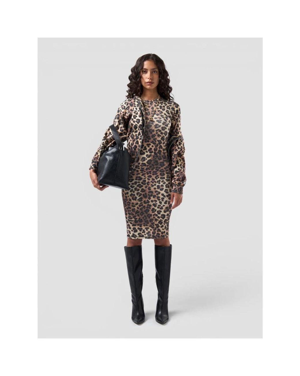 Midi Dresses Gcds de color Natural
