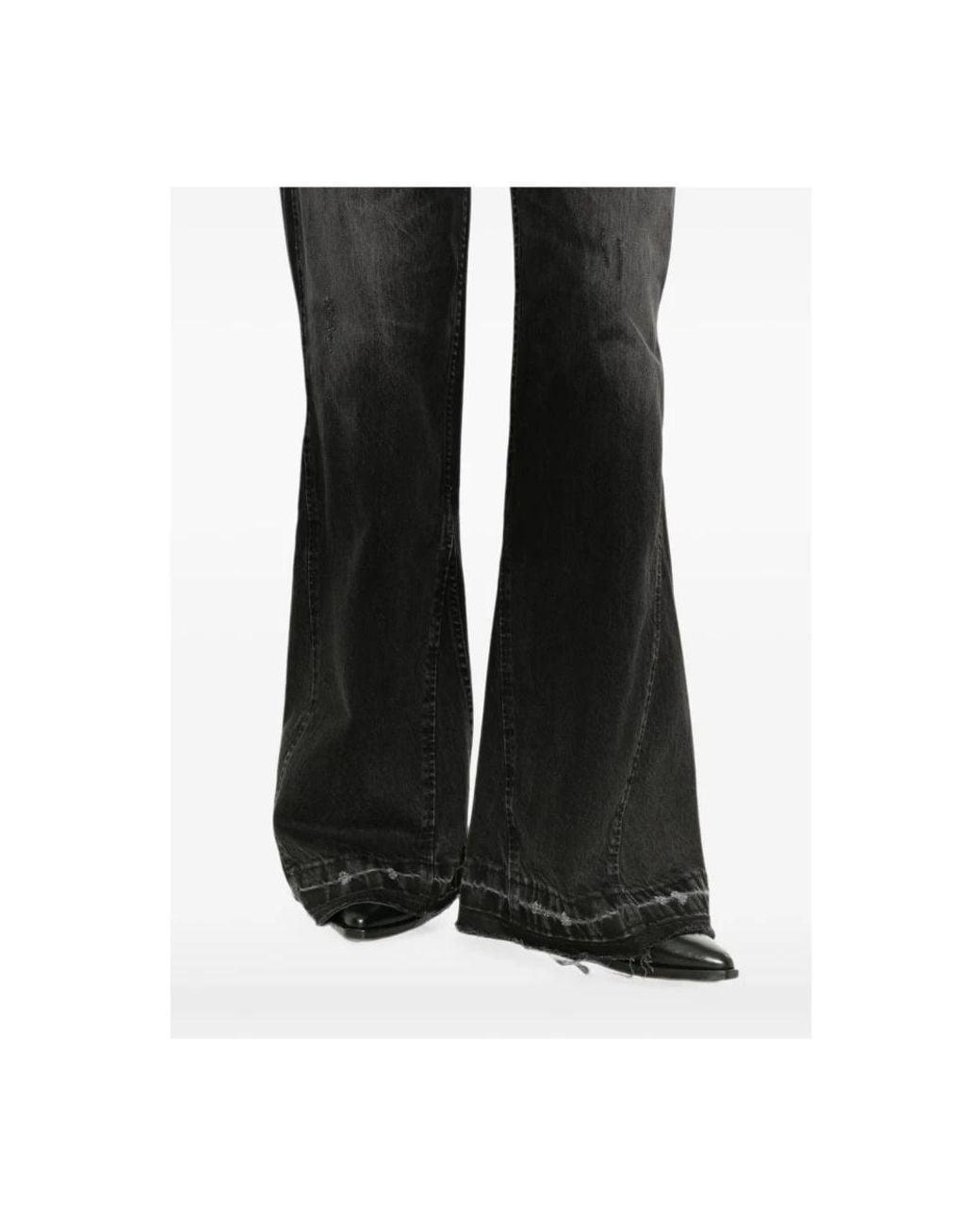 Lois Black Wide Jeans