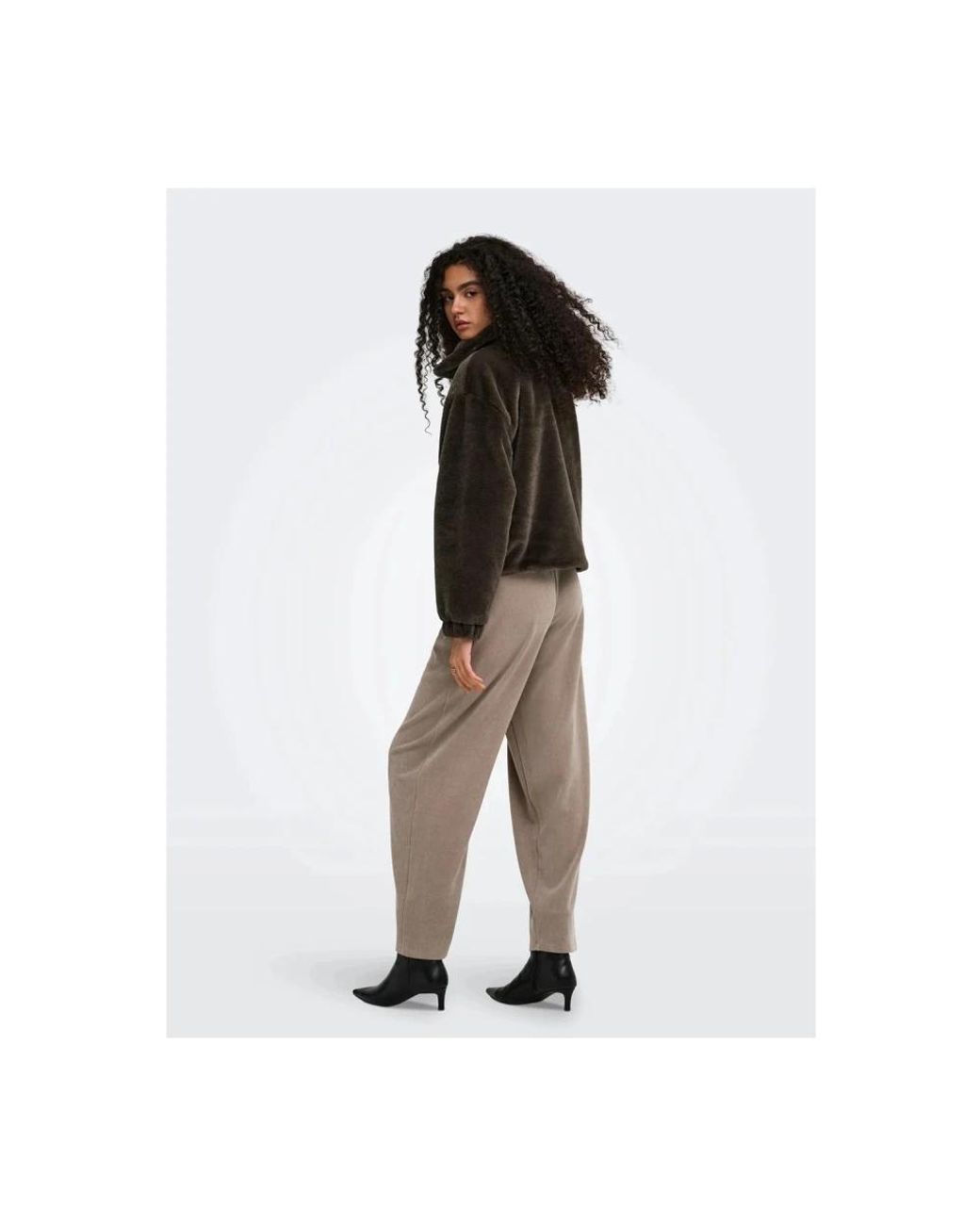 ONLY Black Faux Fur & Shearling Jackets