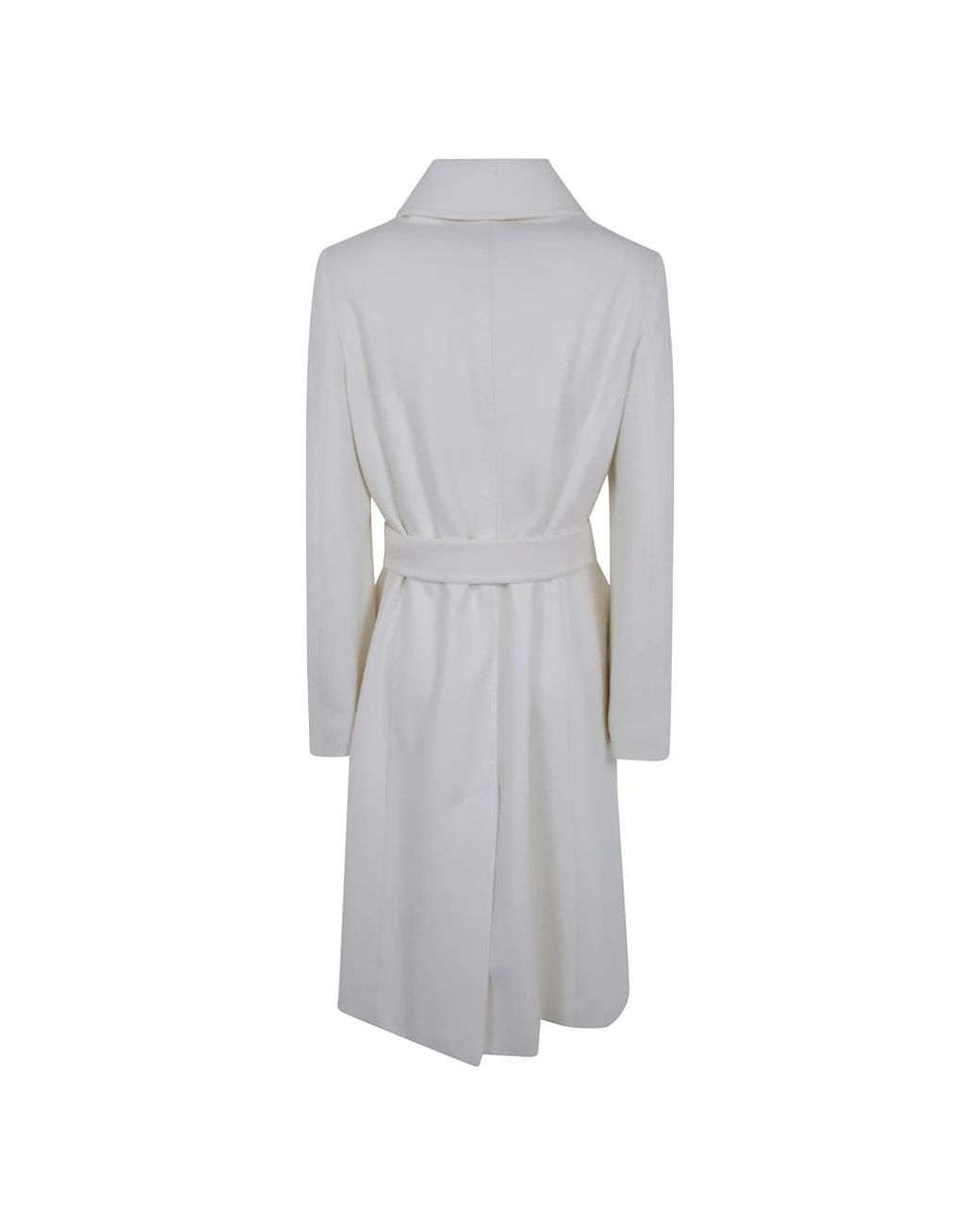 Belted Coats Max Mara de color Gray