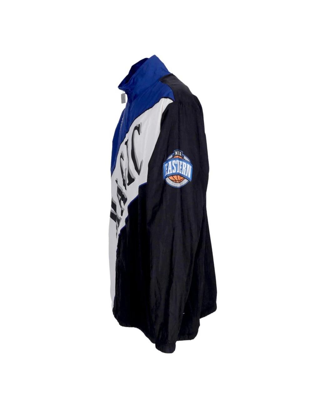 Mitchell & Ness Jassen ,Veelkleurig ,Polyester Nba Gebogen Retro Windjack in het Blue voor heren