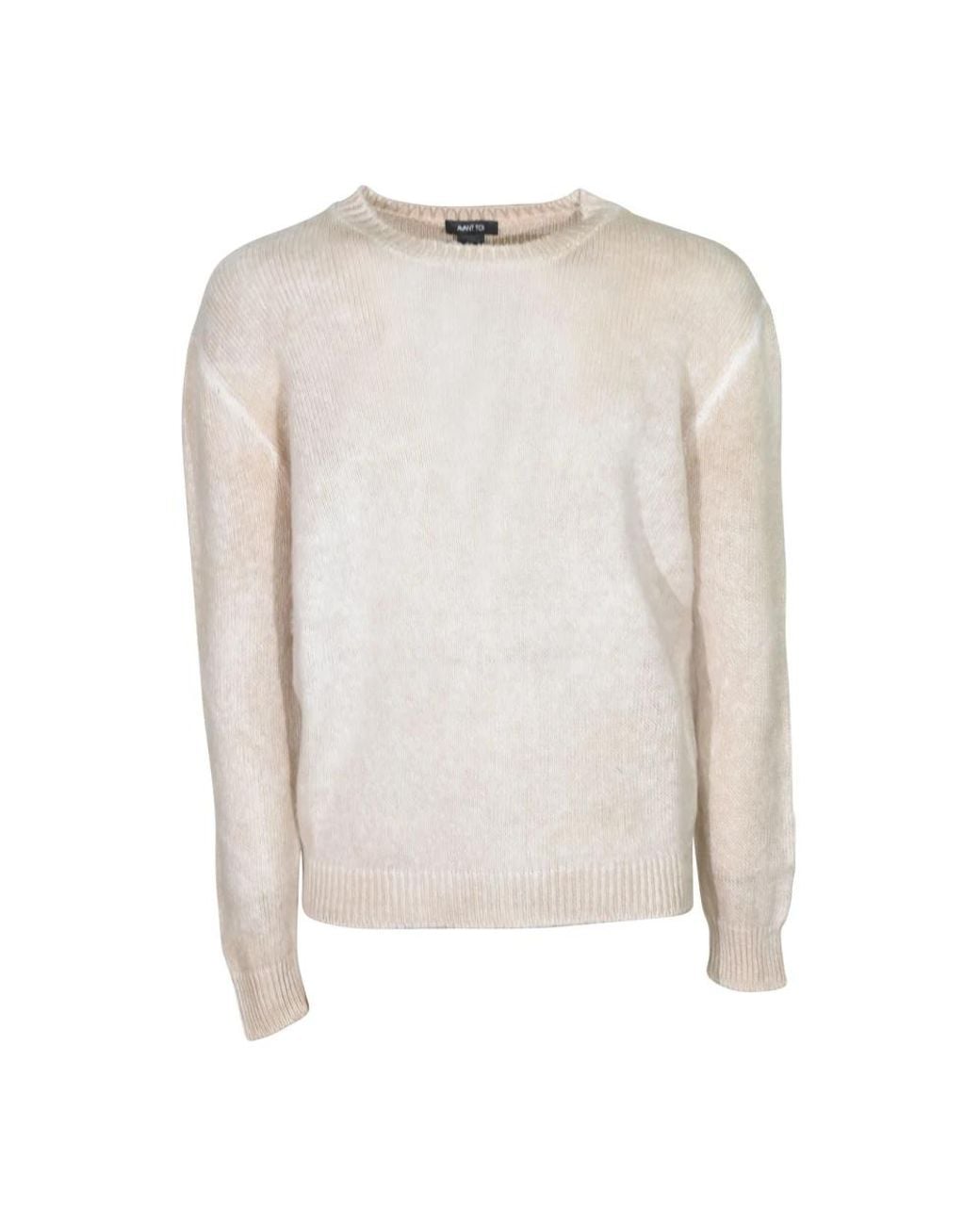 Avant Toi White Round-Neck Knitwear for men