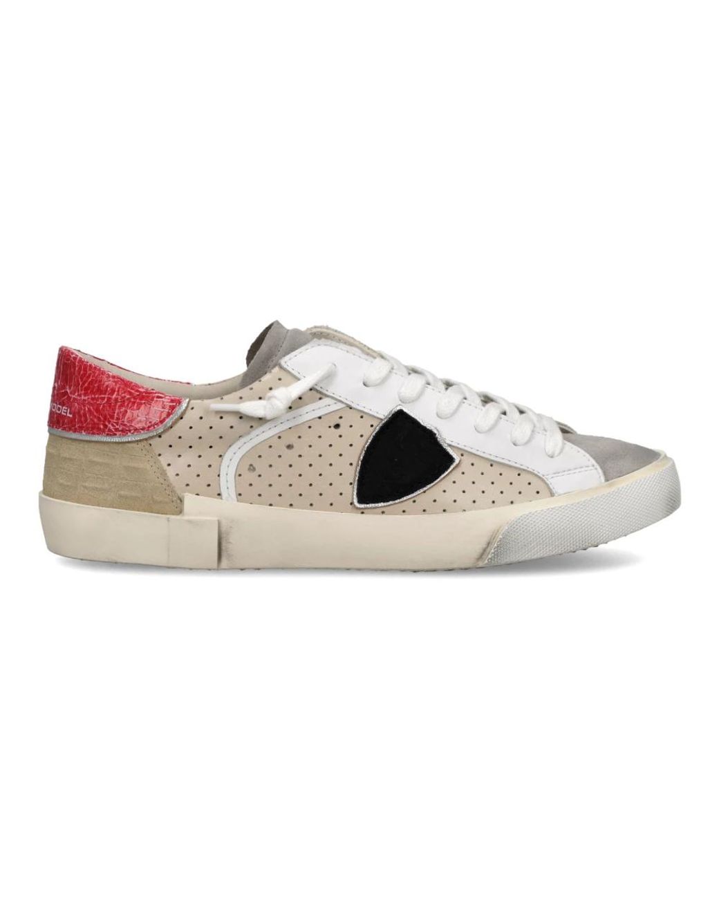 Sneakers di Philippe Model in Natural da Uomo