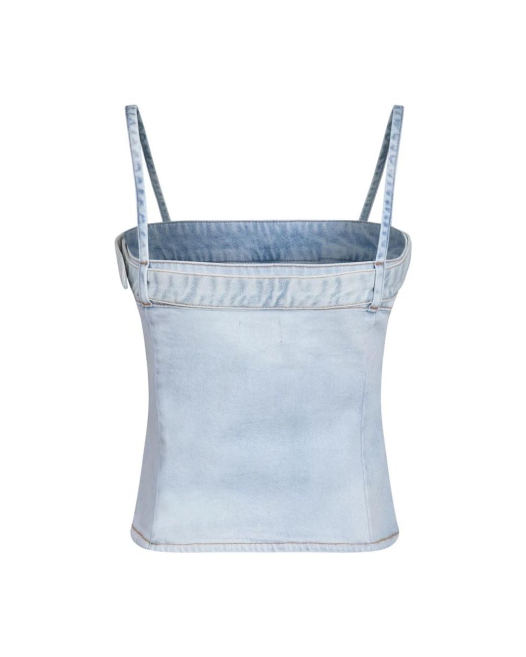 DIESEL Blue Sleeveless Tops
