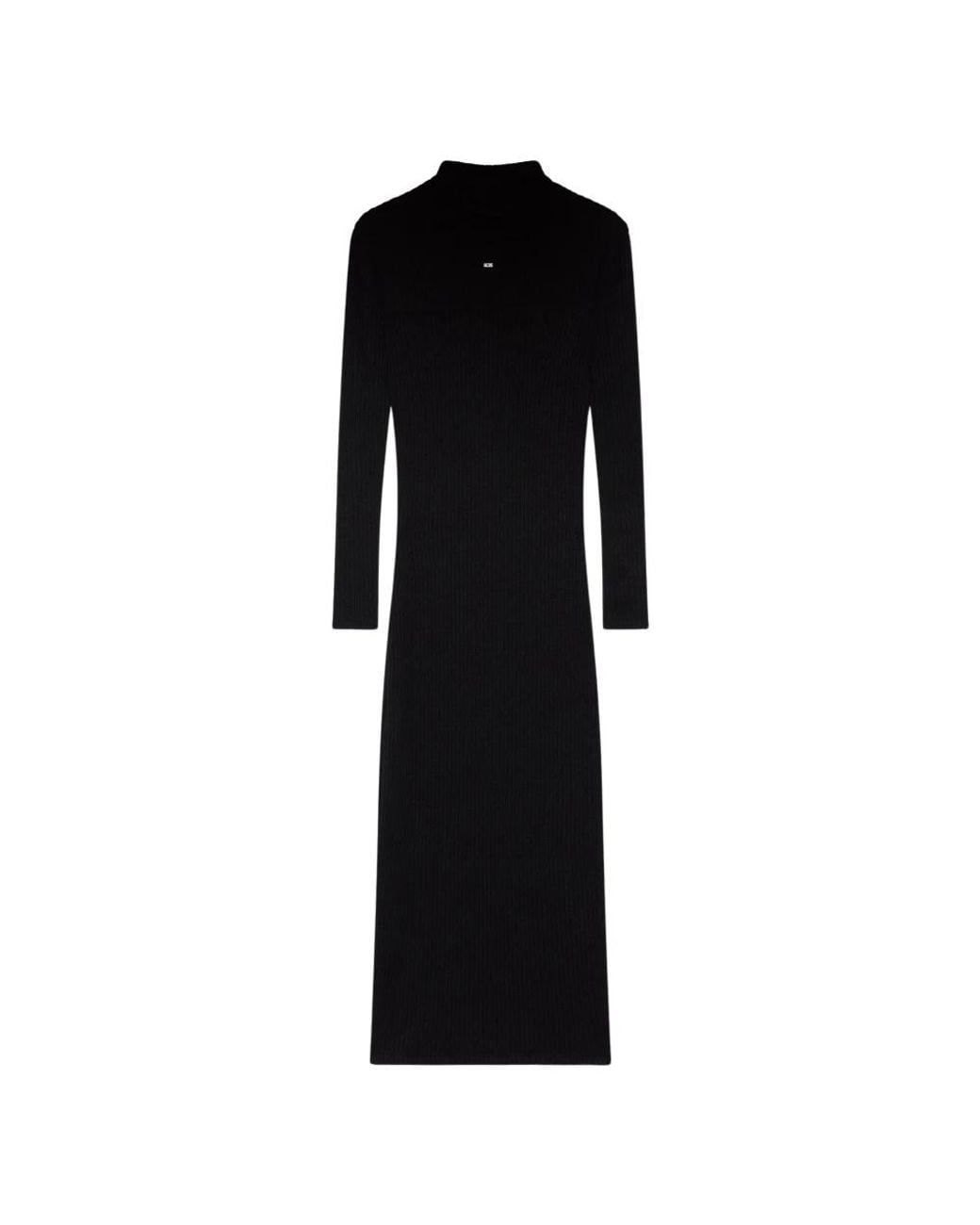 Gcds Black Knitted Dresses