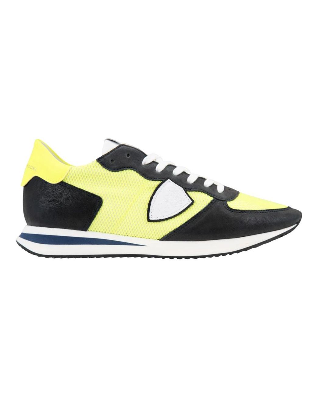Philippe Model Schoenen ,Veelkleurig Veterschoenen Sneakers in het Blue voor heren
